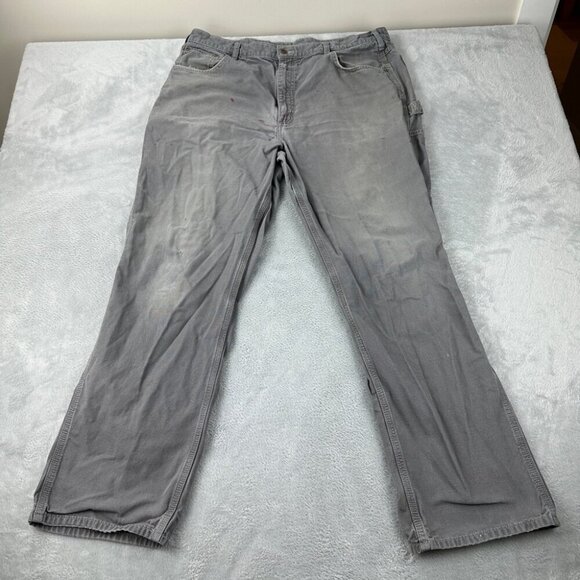 Carhartt Grey Loose Fit Denim Pants Men’s Size 40 x 34 - Picture 2 of 12